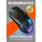 موس استیل سریز آروس3 رنگ مشکی - Aerox 3 black SteelSeries
