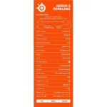 موس استیل سریز آروس3 رنگ مشکی - Aerox 3 black SteelSeries