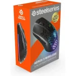 موس استیل سریز آروس3 رنگ مشکی - Aerox 3 black SteelSeries
