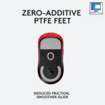 موس لاجیتک جی پرو ایکس سوپرسبک قرمز - Logitech mouse G Pro X superlight Red