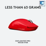 موس لاجیتک جی پرو ایکس سوپرسبک قرمز - Logitech mouse G Pro X superlight Red