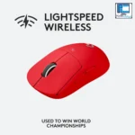 موس لاجیتک جی پرو ایکس سوپرسبک قرمز - Logitech mouse G Pro X superlight Red