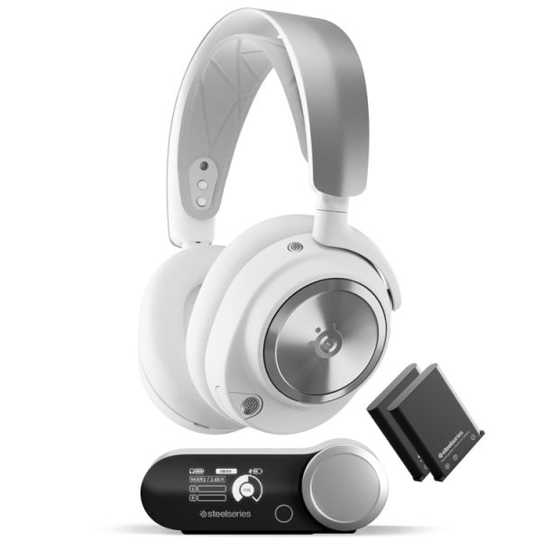 هدست SteelSeries Arctis Nova Pro  وایرلس سفید (اوپن باکس)