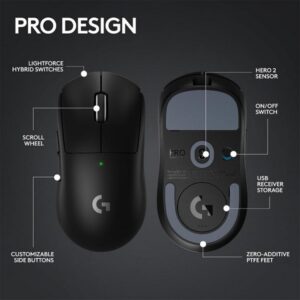 موس Logitech G Pro X Superlight 2 مشکی
