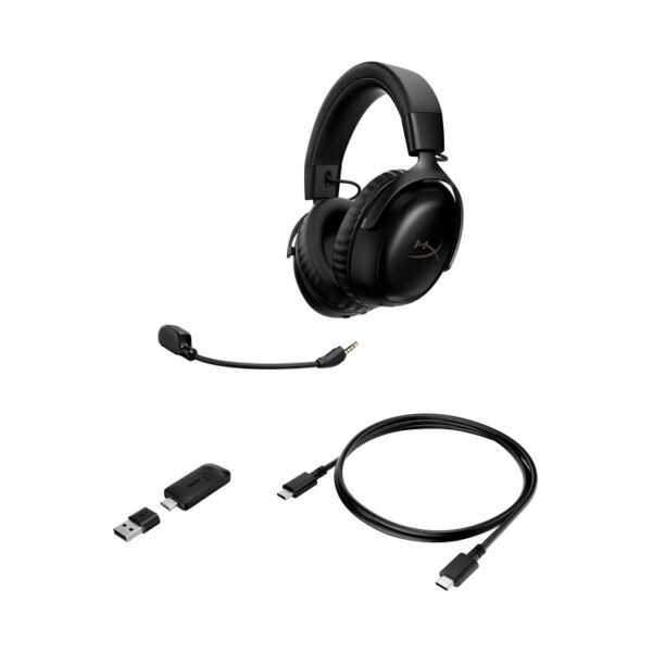 هدست HyperX Cloud III S Wireless مشکی - Image 2