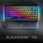 کیبورد ریزر BlackWidow V4 75% سیمی مشکی - Image 2