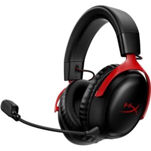 هدست HyperX Cloud III S Wireless مشکی قرمز